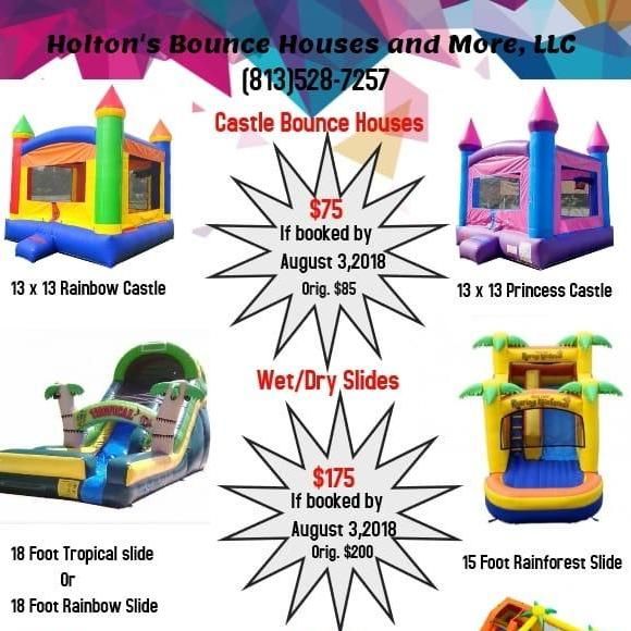 Holton’s Bounce Houses and More,LLC