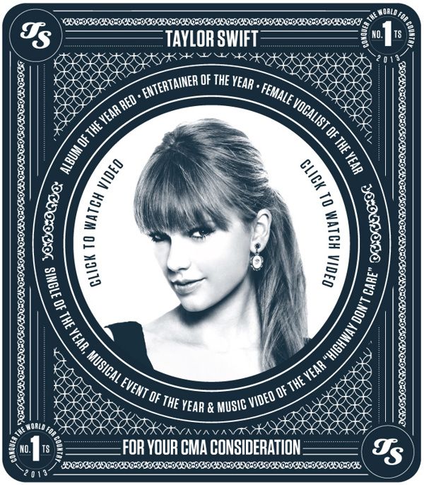 Taylor Swift CMA Campaign Eblast