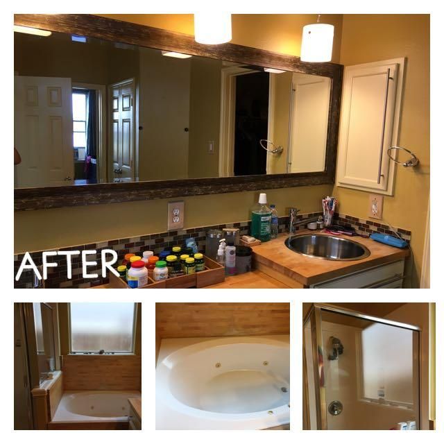 Master Bathroom after cleaning