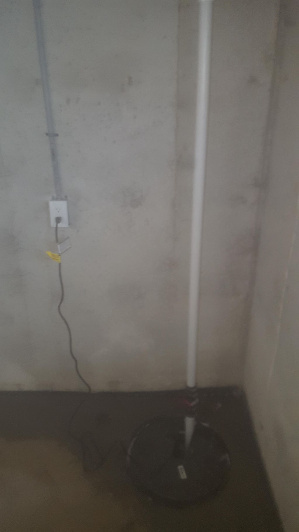 New sump pit, pump, french drain and electric run 