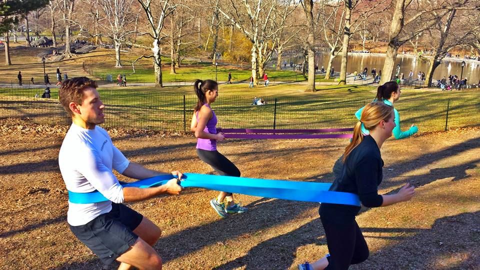 Central Park Boot Camp Class