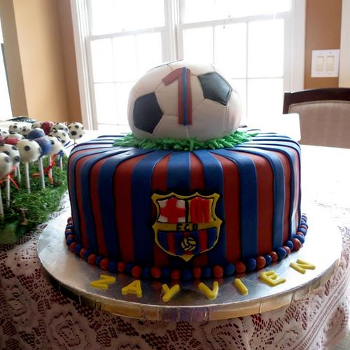 Barcelona Birthday cake