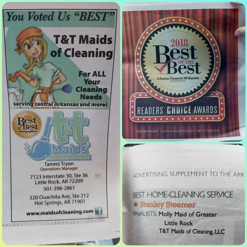 2018 Best of the Best Home Cleaning Service Finasl