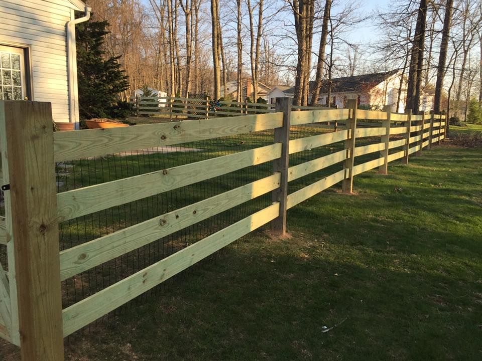 Fence job in Hanover Pa