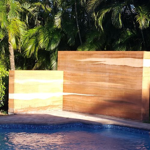 Compacted Earth Wall. Palmetto Bay, FL
