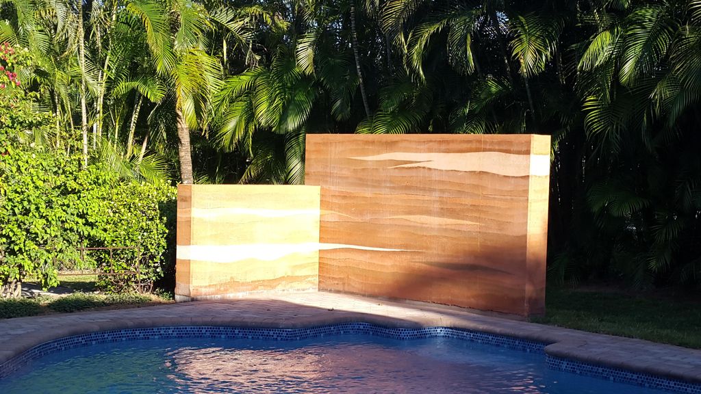 Compacted Earth Wall. Palmetto Bay, FL