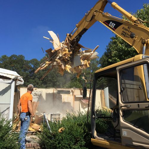 Demolition of a single family home