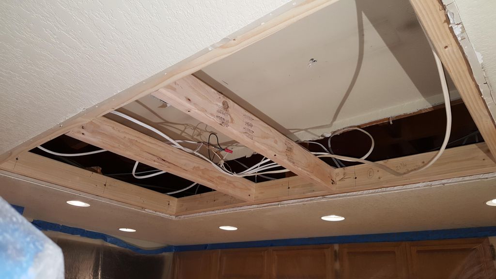 Framing almost completed. New 4" recessed cans aro