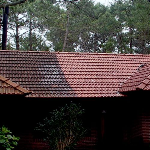 Pressure Washing for Roofs, walls and floors