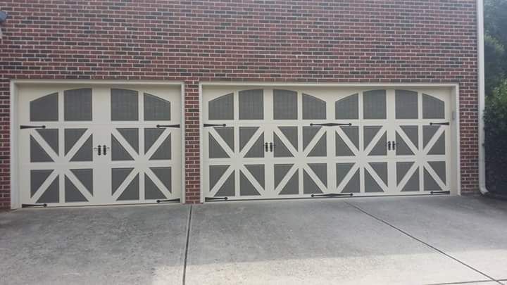 Barnyard doors operate like a garage door, but giv