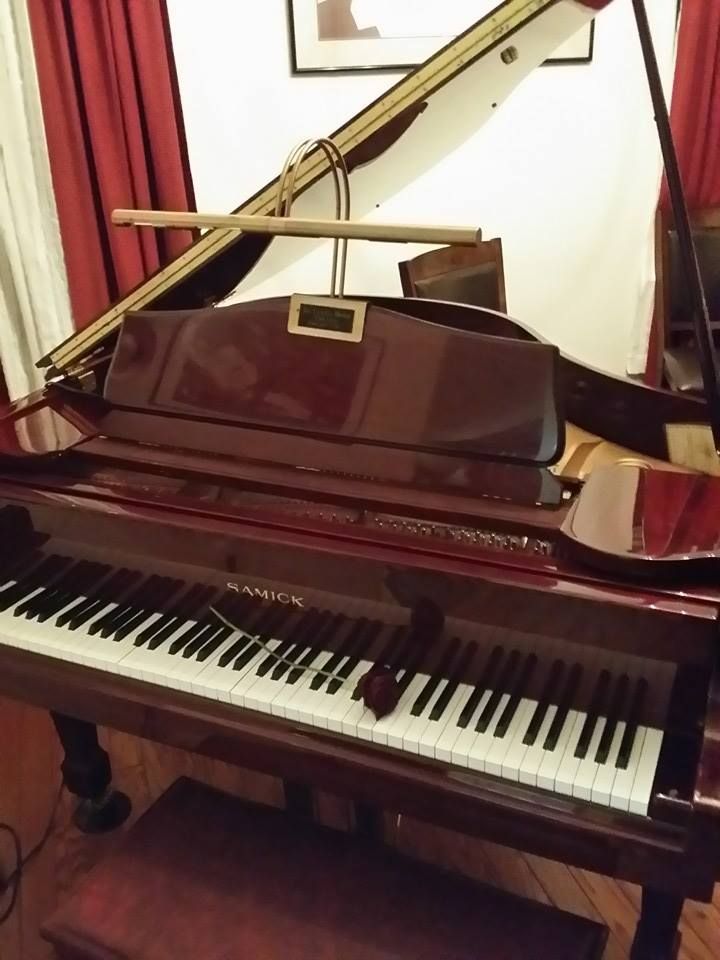 My petite baby grand piano.
