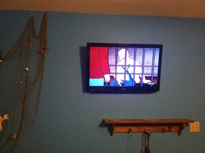 37" in a nautical themed room. No job too small