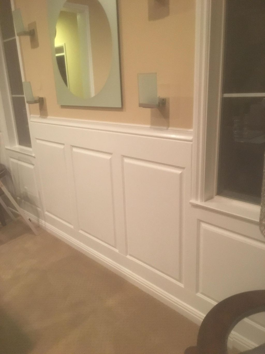 Custom wainscoting 