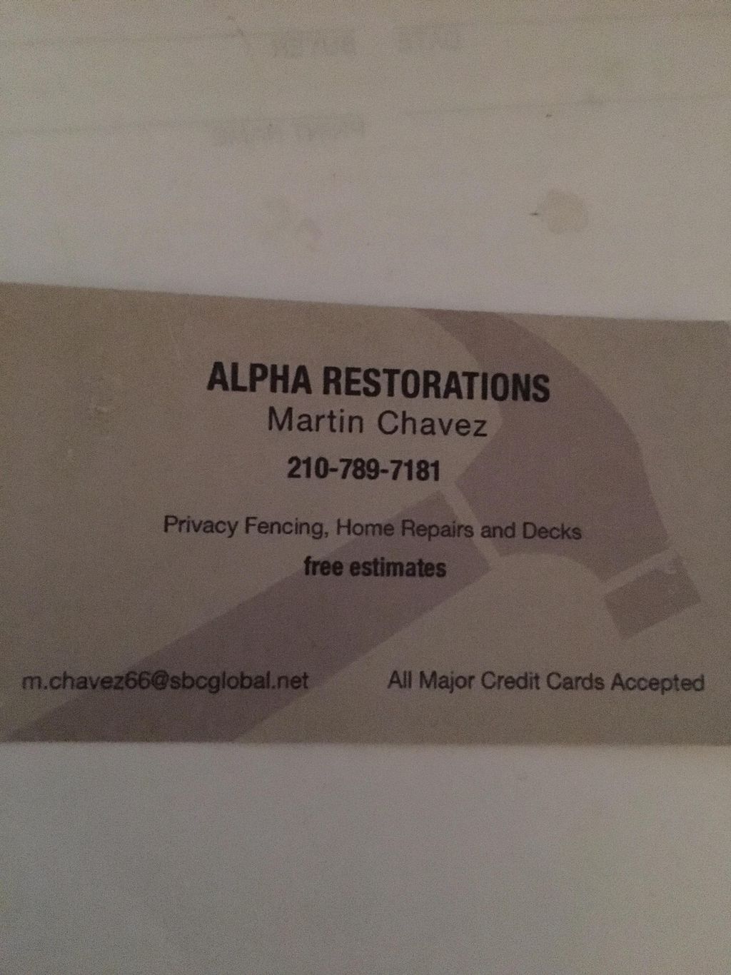 Alpha Restorations