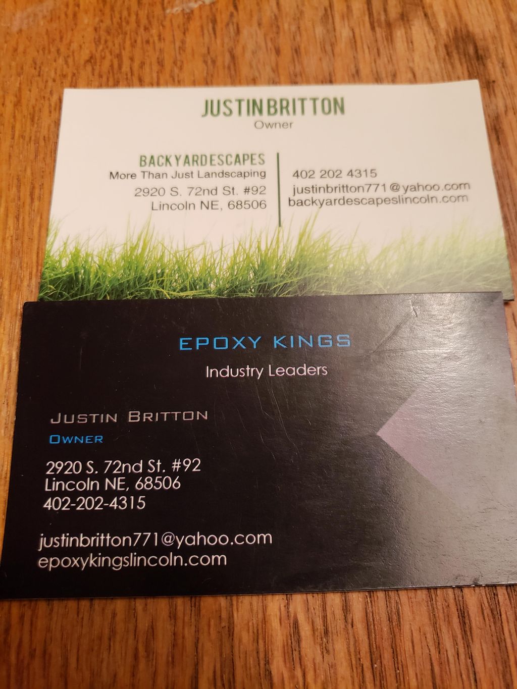 Justin Britton (Epoxy Kings / Backyard Escapes)