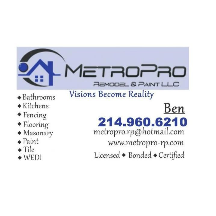 MetroPro Remodeling and Paint