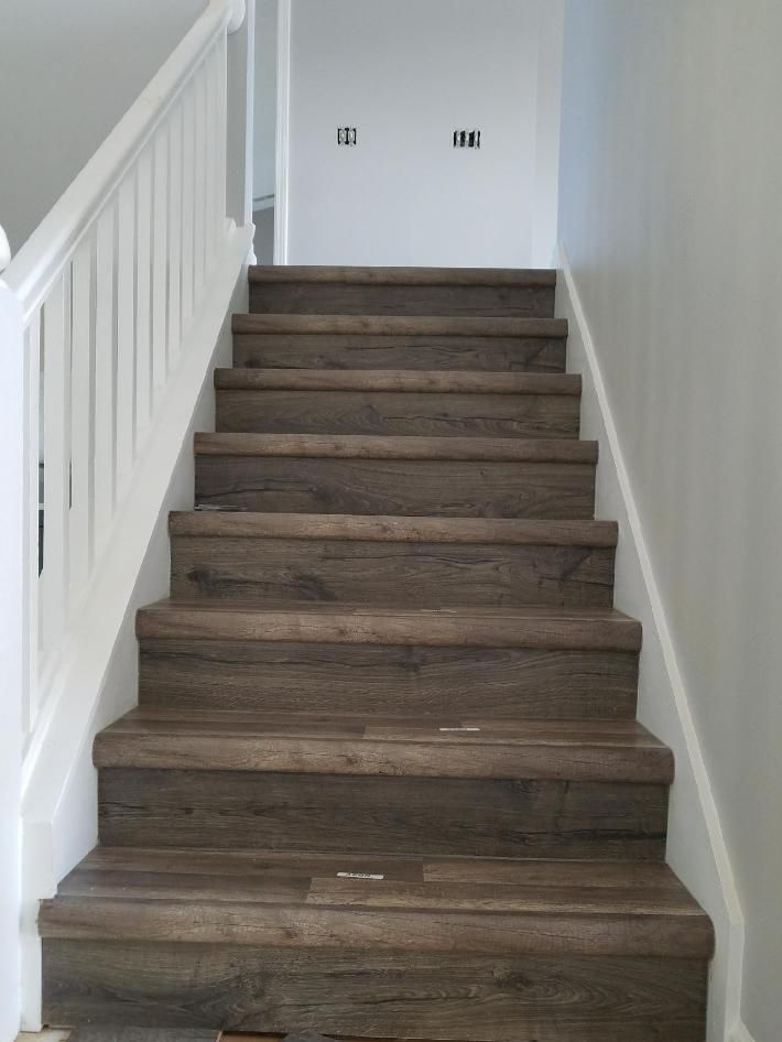Newly customized wooden stairs