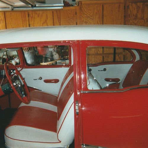 1955 Buick complete upholstery restoration