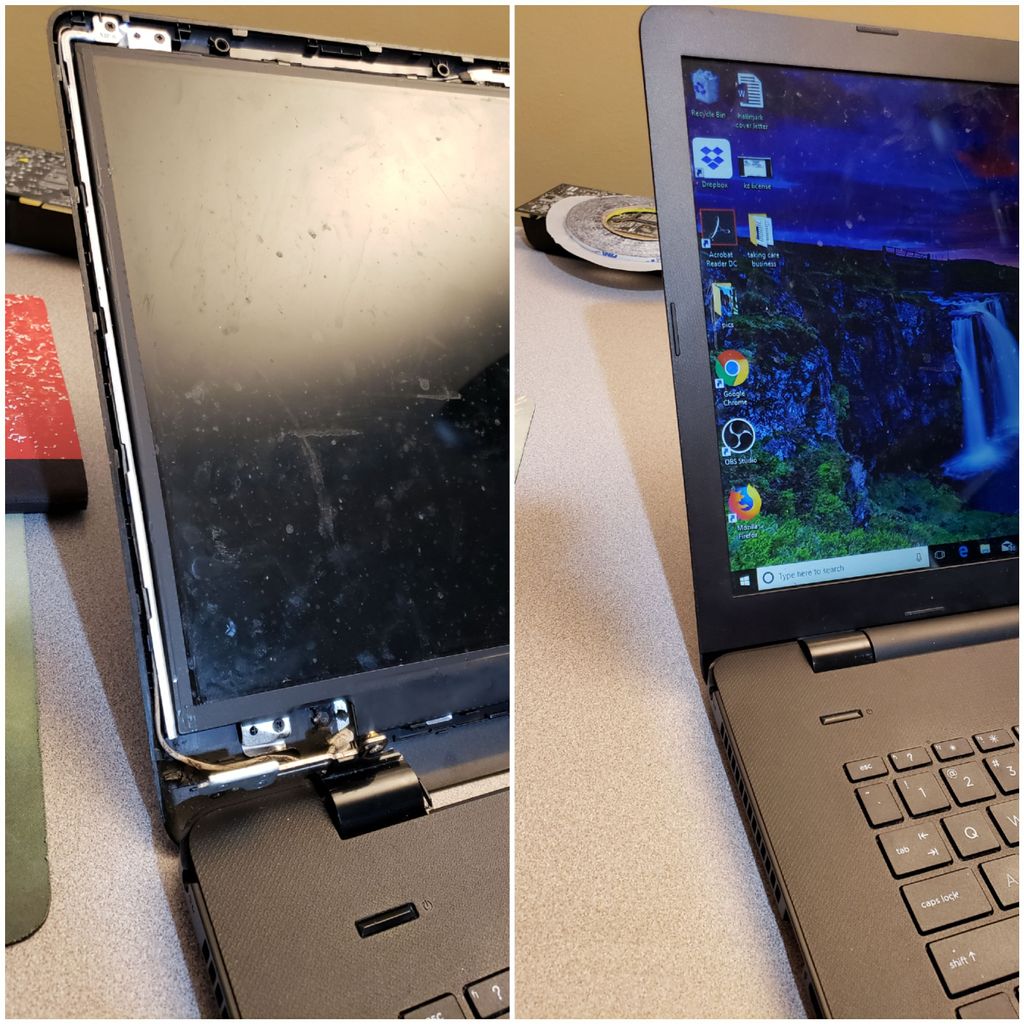 Hinge and display lid replacement.