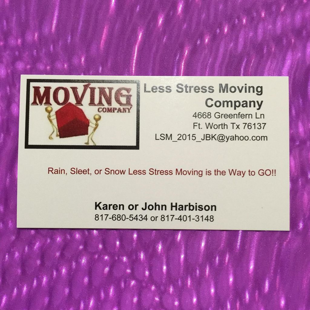 Less Stress Moving Company