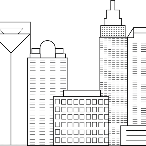 Charlotte Skyline for a client