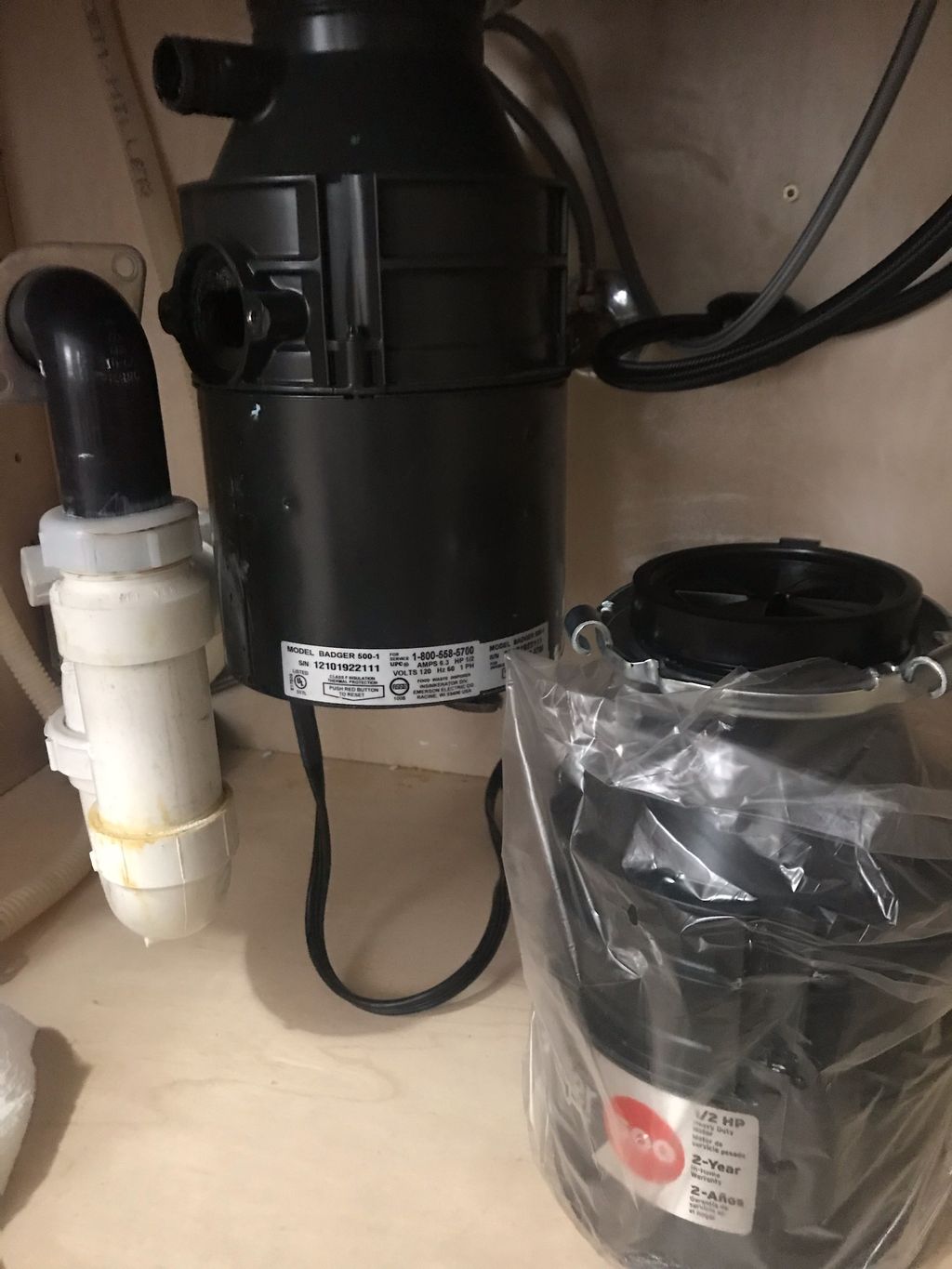 Garbage disposal replacement 