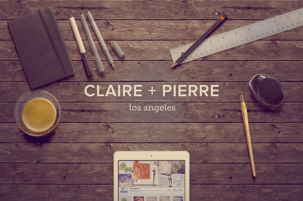 Claire + Pierre Calligraphy and Design
