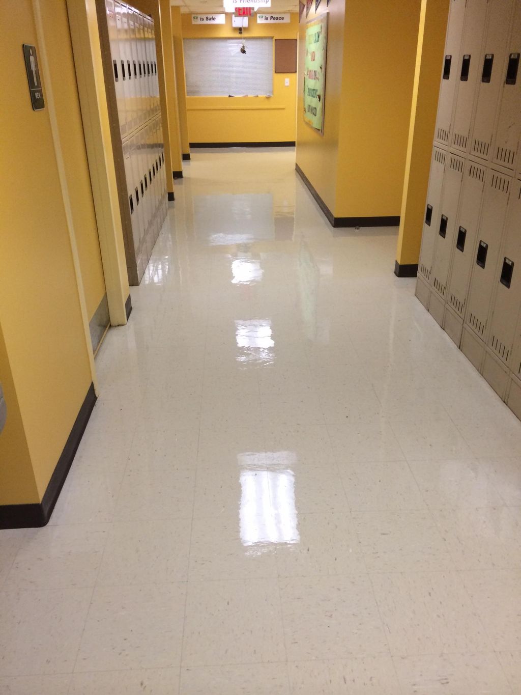 Get your school floors looking shiny with Anago!