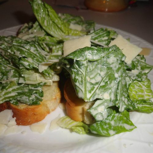 Caesar Salad Crostini