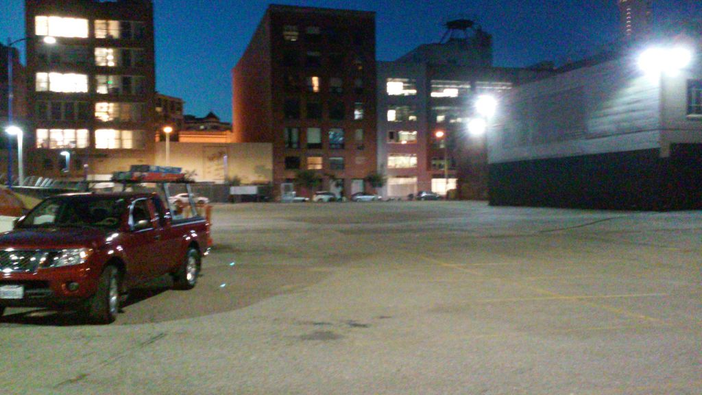 Parking lot lighting 1064 Mission St.