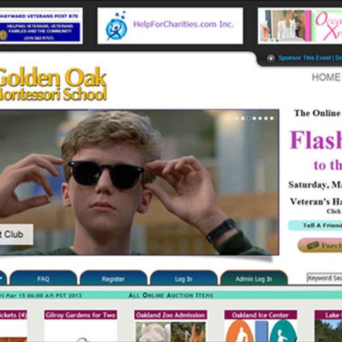 Golden Oak Montessori.  Custom web design - Respon