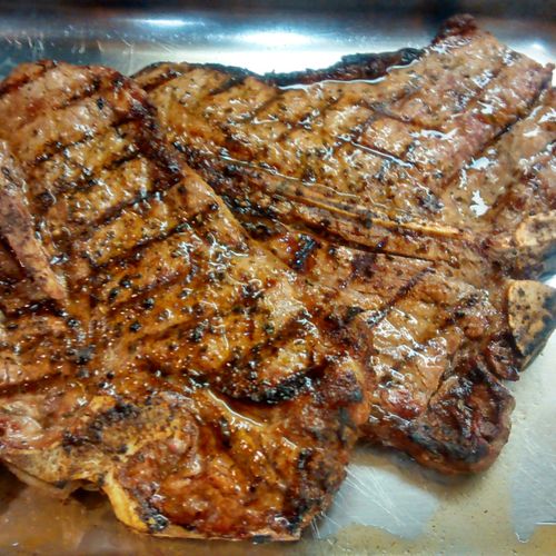 perfectly cooked steaks
