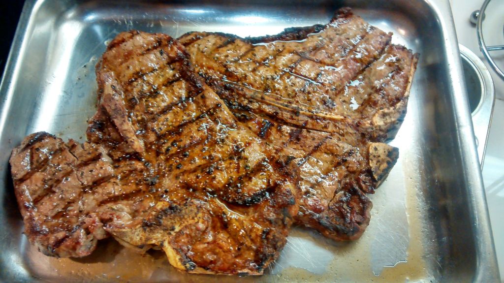 perfectly cooked steaks