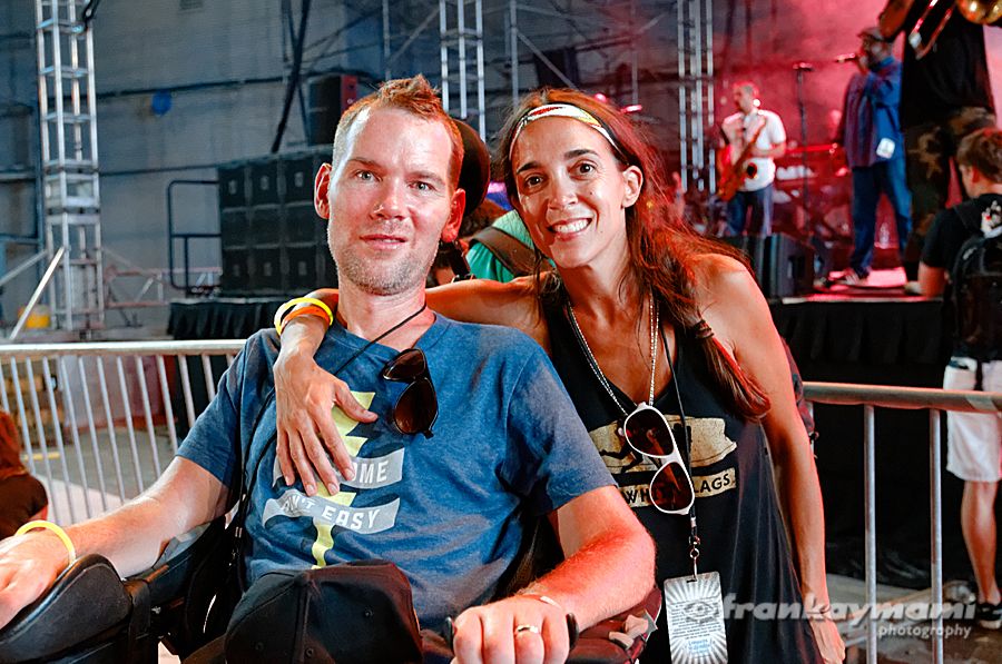 Steve and Michel Gleason at Gleason Gras, benefiti