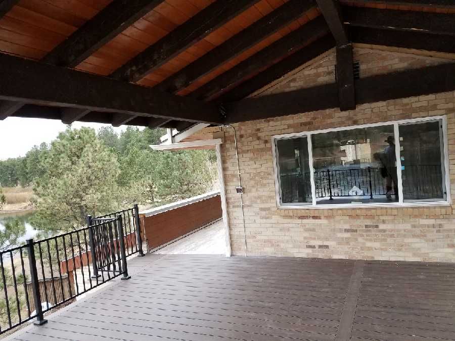 New gutter we installed in Florissant, CO
