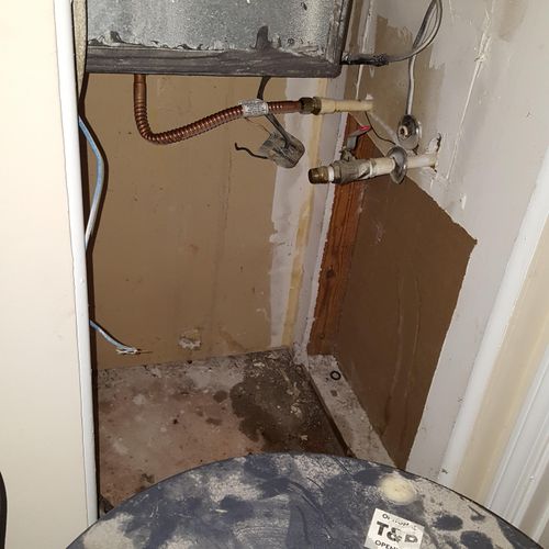 Project: water heater needed to be replaced