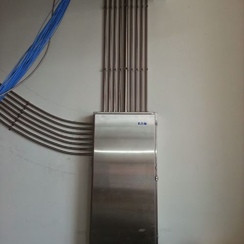 Stainless Steel Panel, and Conduit
High End Commer