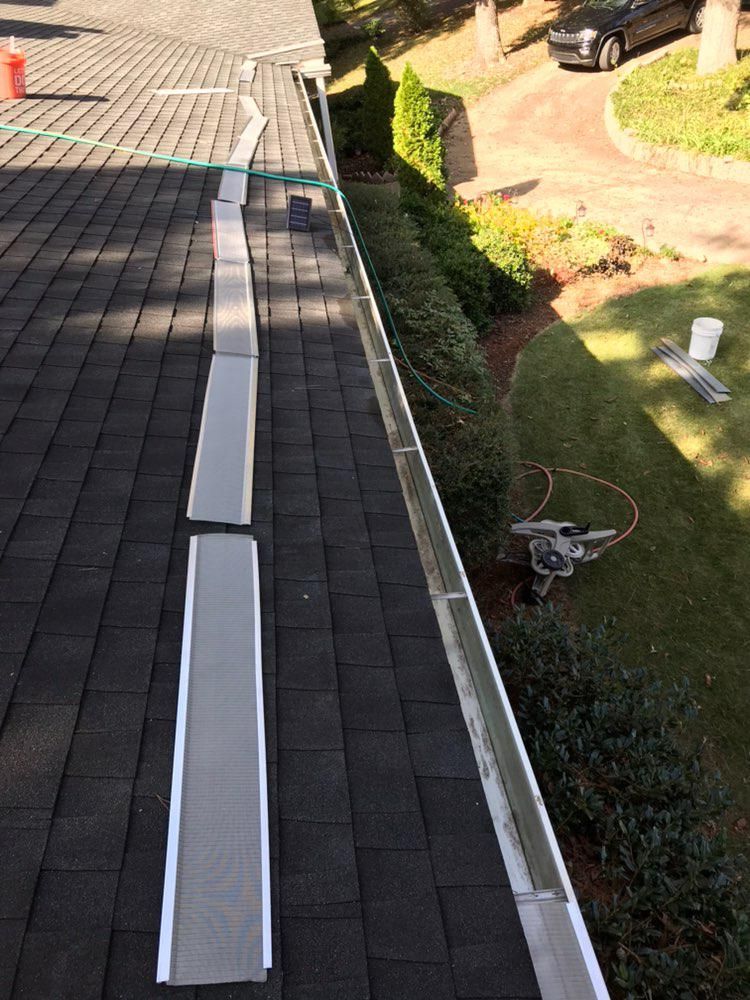 Gutter Guards ready to be installed.