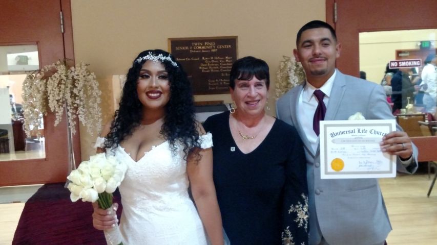 Reverend Sharon and Victor and Melissa Quesda-June