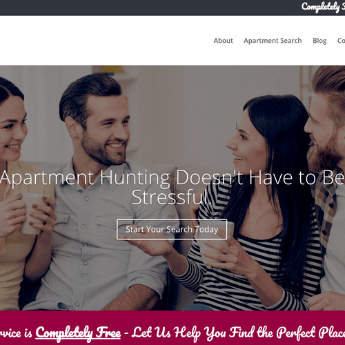 Website redesign of apartmentlocatingspecialists.c