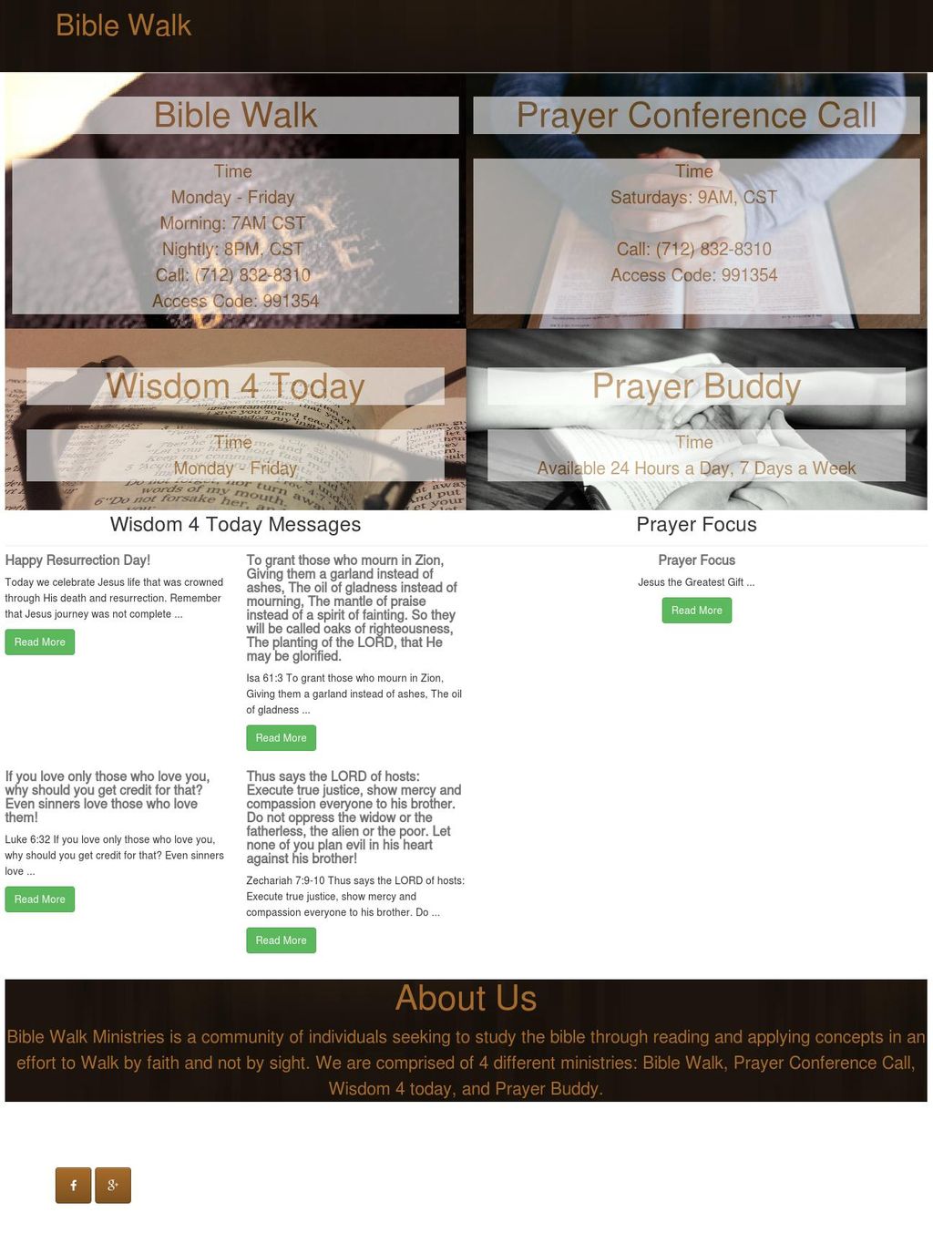 Christian Website: The Bible Walk