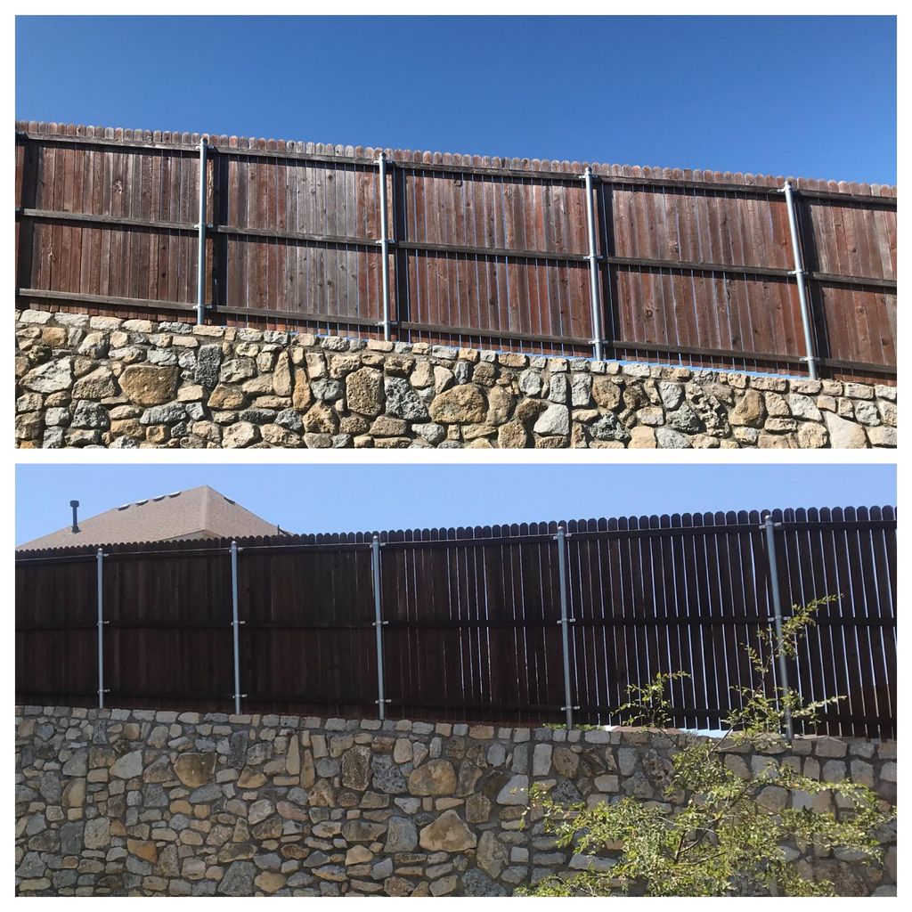 Stain, before and after!