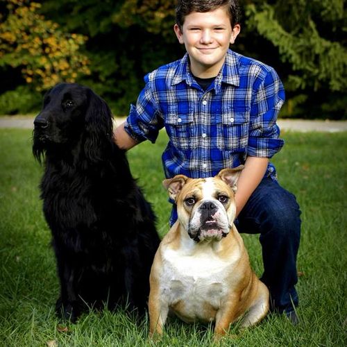 Daniel & his pups