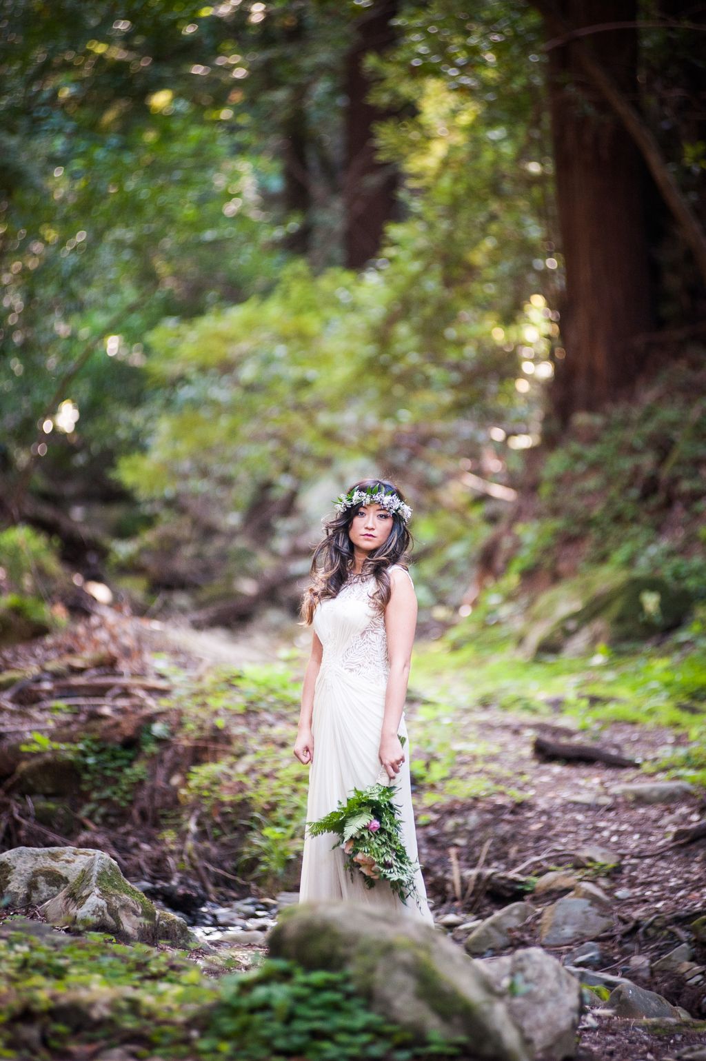 Bride in the forest