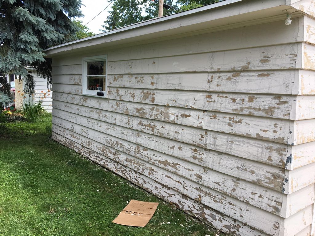 Before - Exterior 2 Car Garage