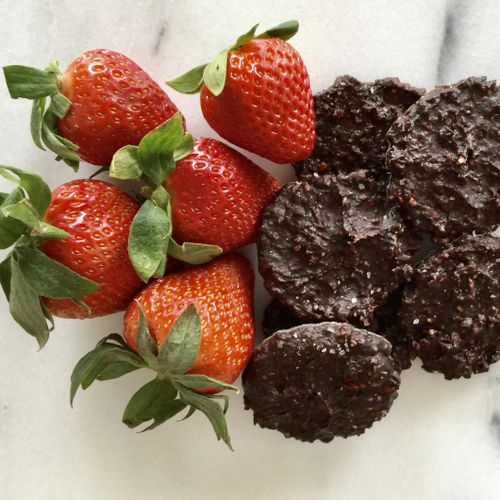 Dark chocolate thins - healthy treats!