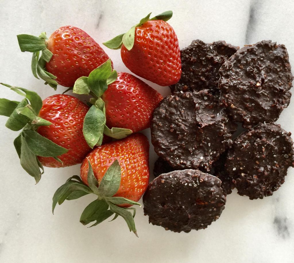 Dark chocolate thins - healthy treats!