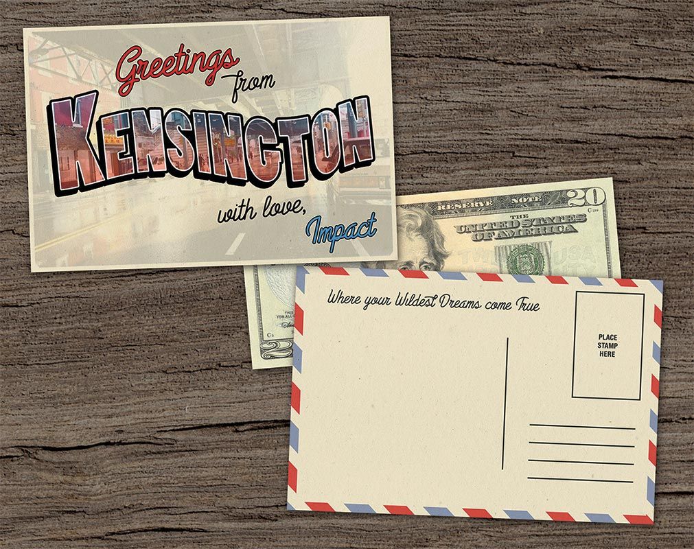 Print design - postcard.