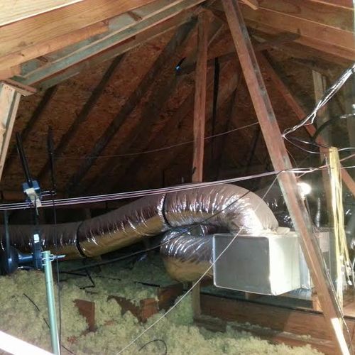 In-efficient attic. No bueno.