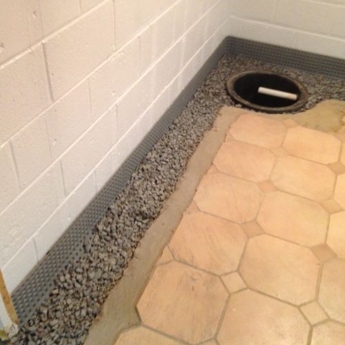 Proper installation of a sump crock with a sump pu